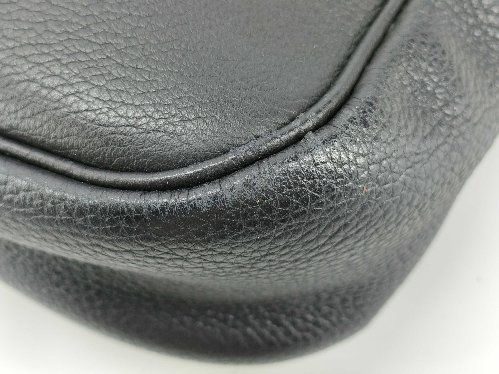 HERMES Trim 31 Trion Black B□ Mark 1998 Shoulder Bag