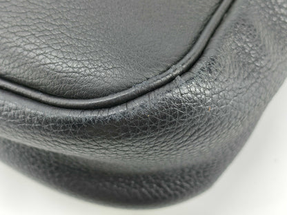 HERMES Trim 31 Trion Black B□ Mark 1998 Shoulder Bag