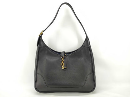 HERMES Trim 31 Trion Black B□ Mark 1998 Shoulder Bag