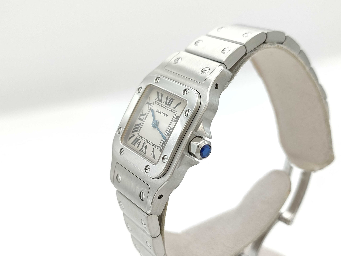 Cartier Santos Galbe SM W20056D6 1565 396533CE Quartz Women's Watch