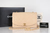 CHANEL Diana 25 Lam 2nd Beige Shoulder Bag