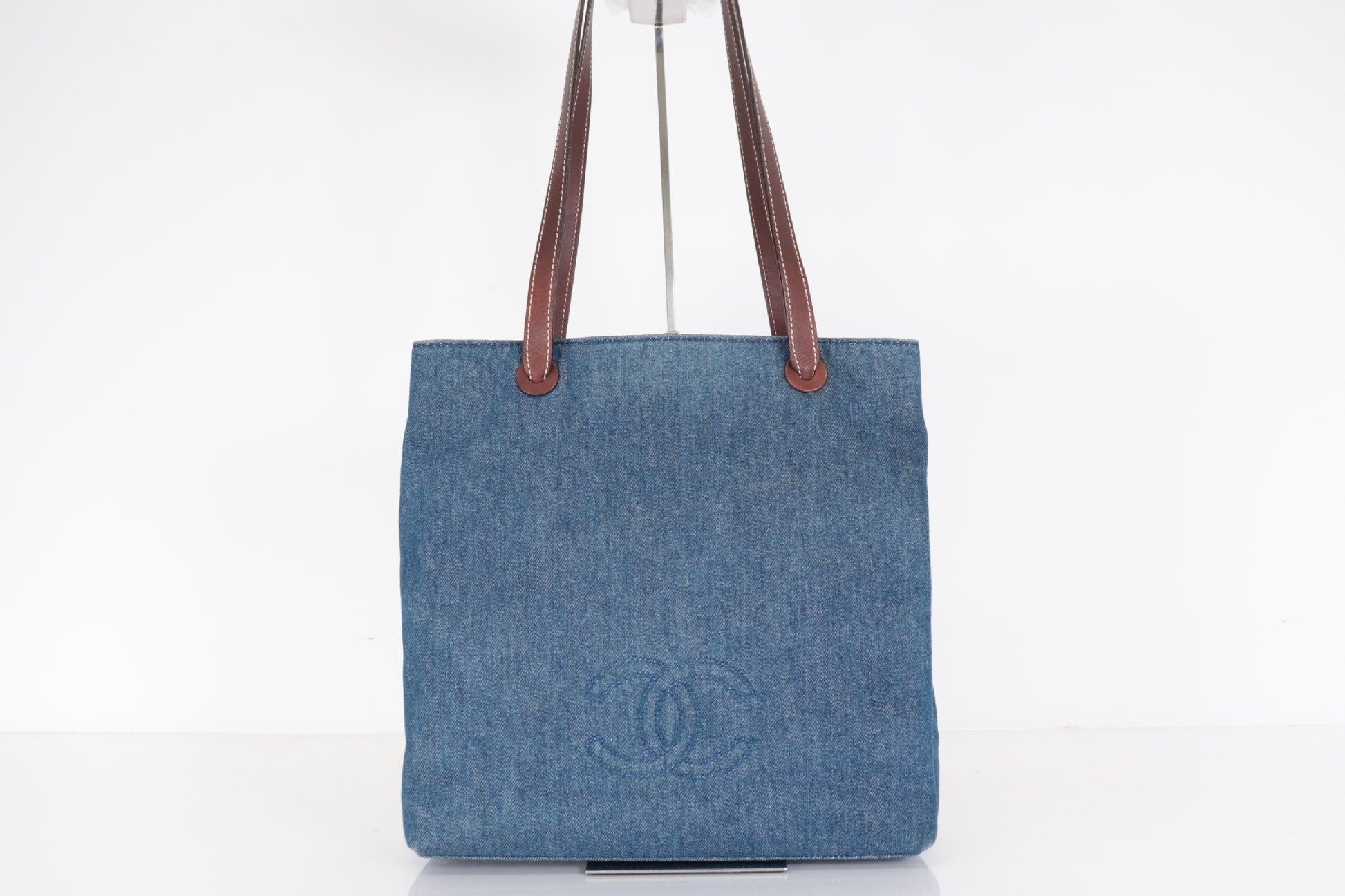 CHANEL Denim Big Coco Tote Bag 5th Tote Bag