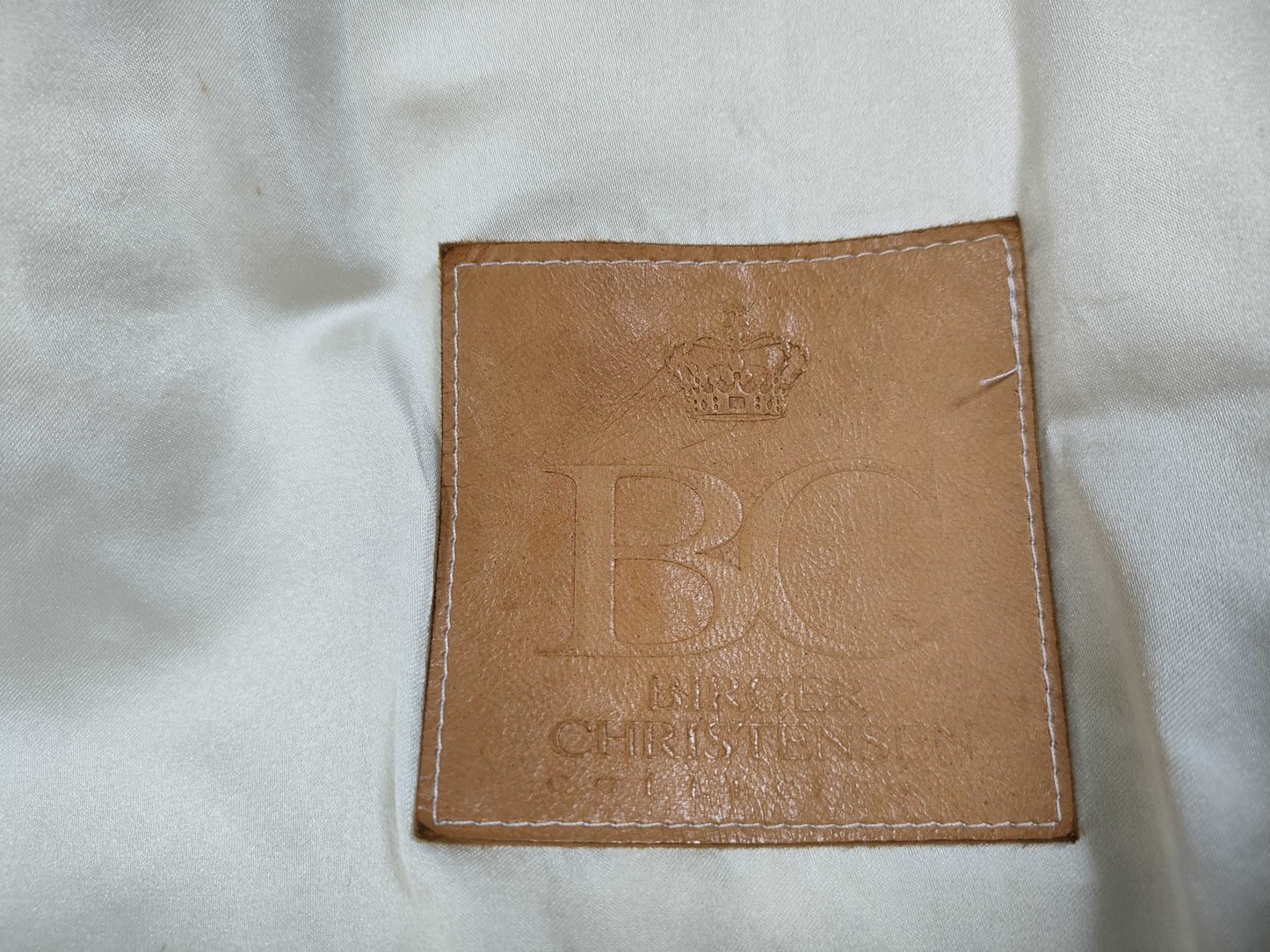 BIRGER CHRISTENSEN Fur Mink Cream Coat