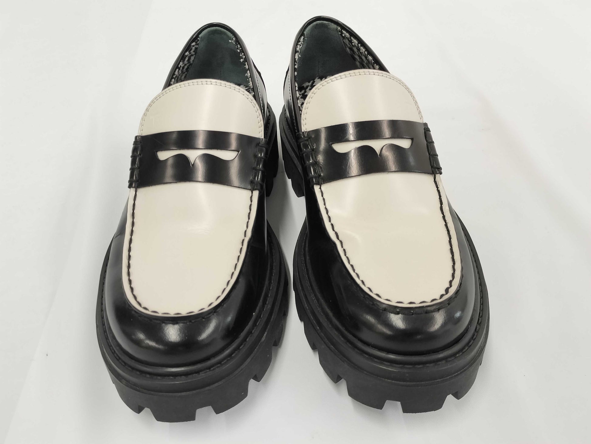 TODS Tods Men's Loafers Leather Shoes Bicolor 4 1/2 A Other Shoes