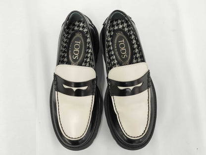 TODS Tods Men's Loafers Leather Shoes Bicolor 4 1/2 A Other Shoes