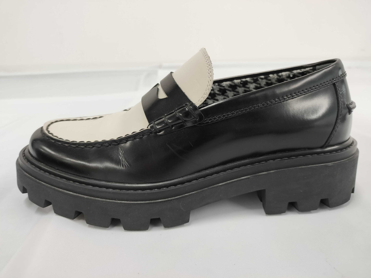 TODS Tods Men's Loafers Leather Shoes Bicolor 4 1/2 A Other Shoes