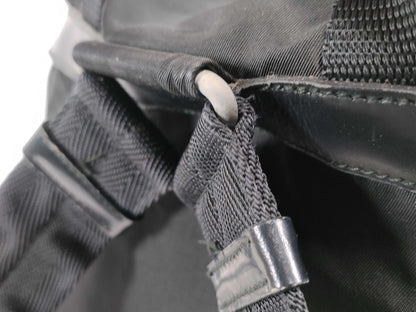 PRADA Nylon TESSUTO VELA Nylon Backpack Black Rucksack