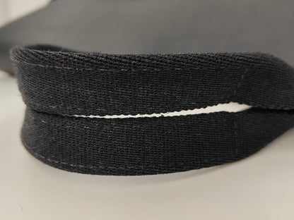 Hermes Valparaiso MM Canvas x Leather Black SV Fittings Tote Bag