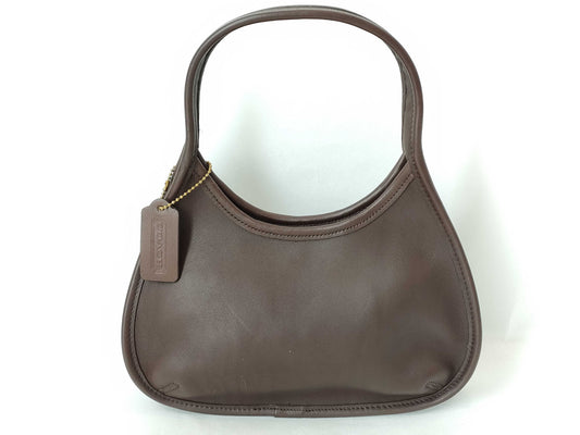 COACH Old Coach Handbag Leather Brown Handbag