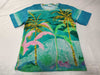 CELINE Tropical Cut-and-Sew Cotton Multi-#S T-Shirt