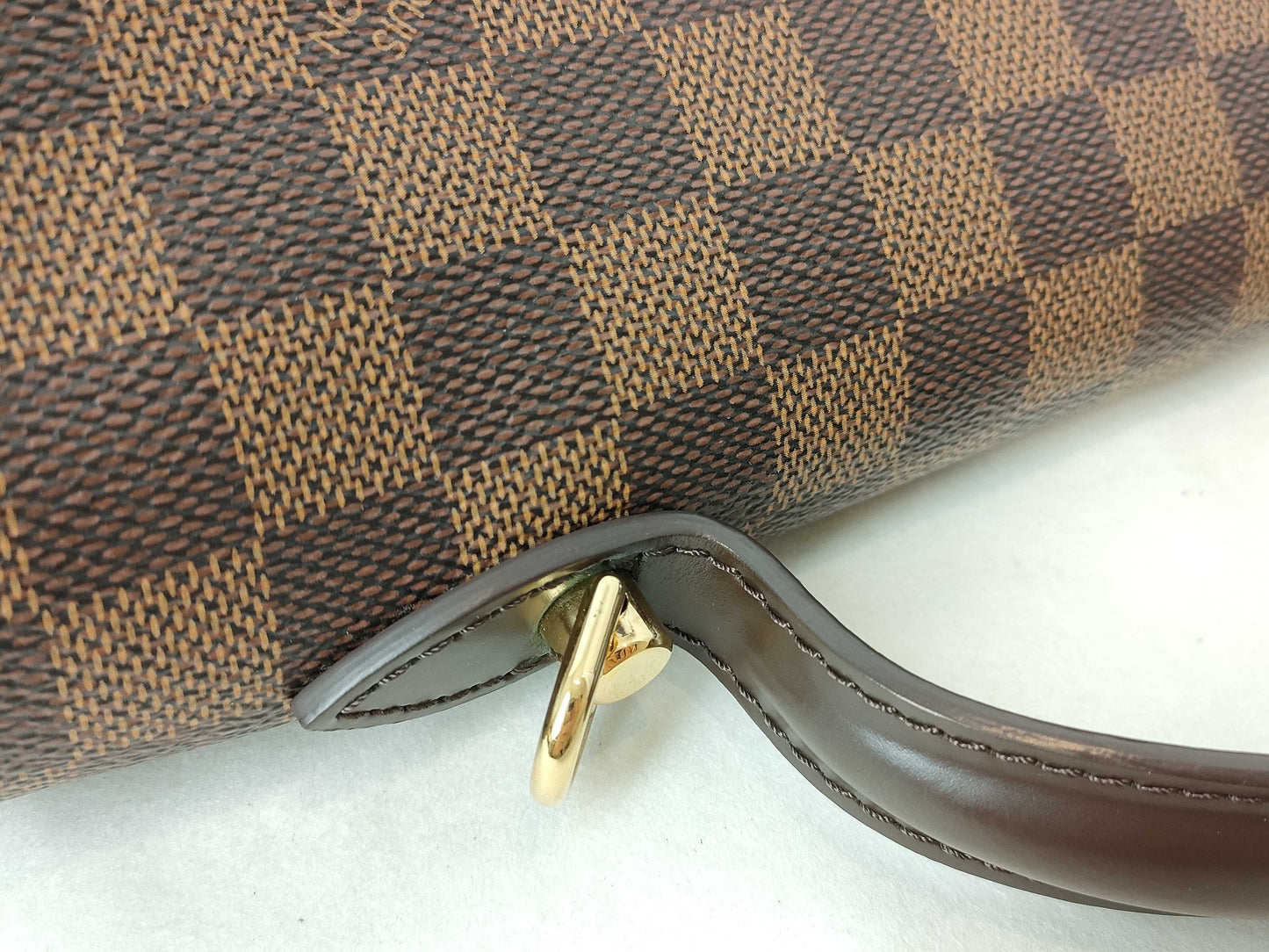 LOUIS VUITTON Damier Bergamo MM N41168 FL2141 Handbag