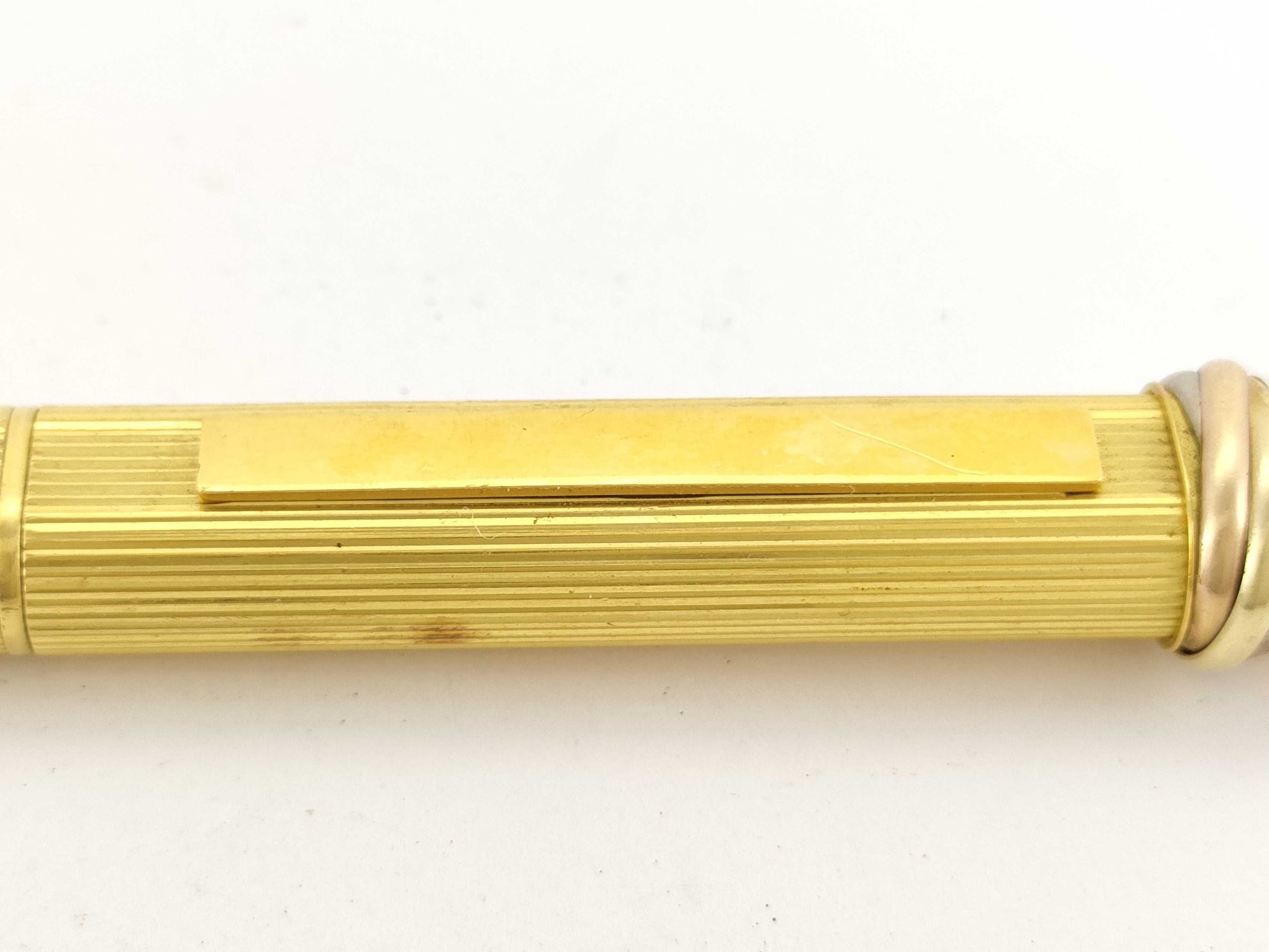 Cartier Trinity Cartier Vintage Trinity Ballpoint Pen GP Gold Pen/Fountain Pen