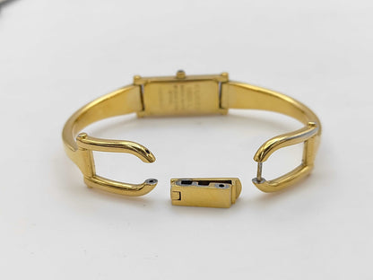 GUCCI 1500L 10245107 Quartz Gold Dial Women's Watch