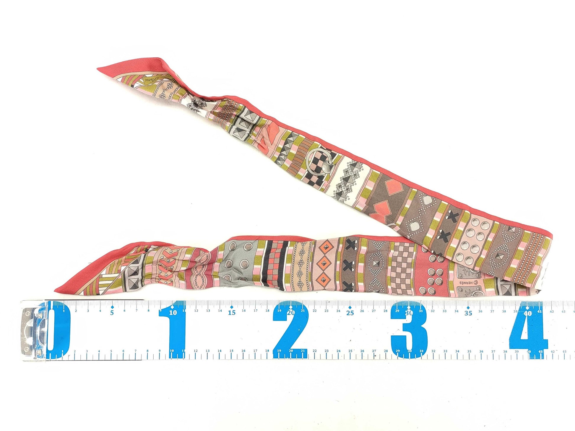 HERMES Twilly Hermes Twilly COLLIERS DE CHIENS Silk Red Multi Other Accessories