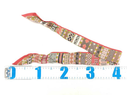 HERMES Twilly Hermes Twilly COLLIERS DE CHIENS Silk Red Multi Other Accessories