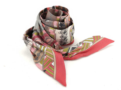 HERMES Twilly Hermes Twilly COLLIERS DE CHIENS Silk Red Multi Other Accessories