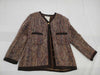 CHANEL Fall/Winter Jacket, Beige Multi x Brown #36