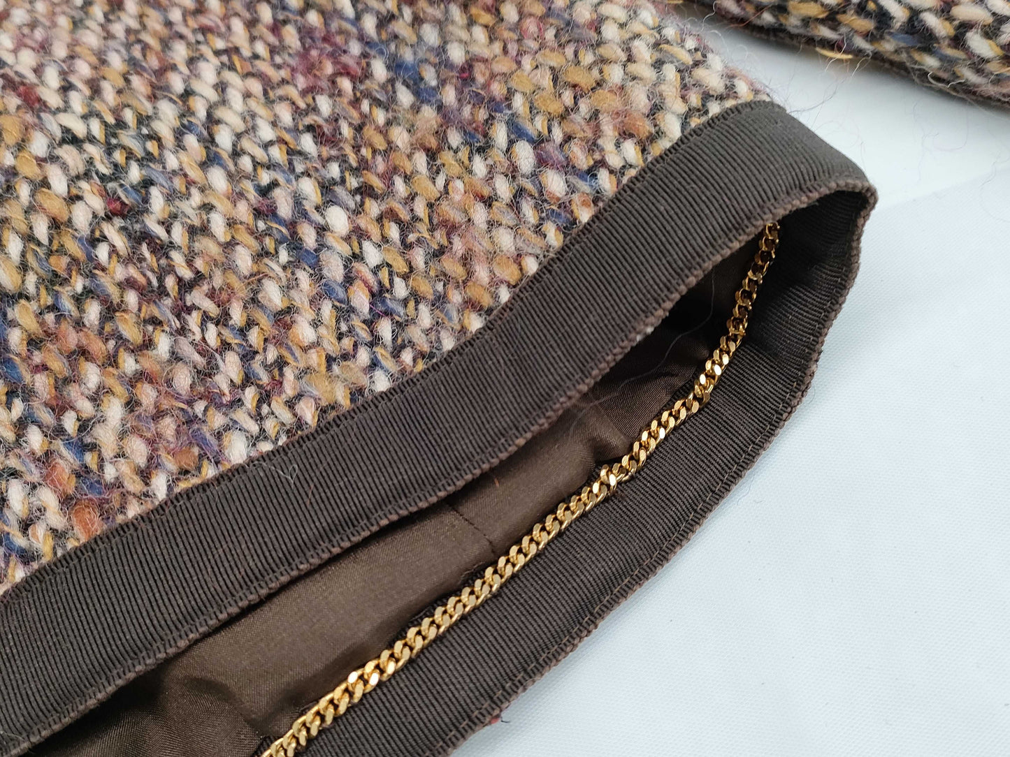 CHANEL Fall/Winter Jacket, Beige Multi x Brown #36