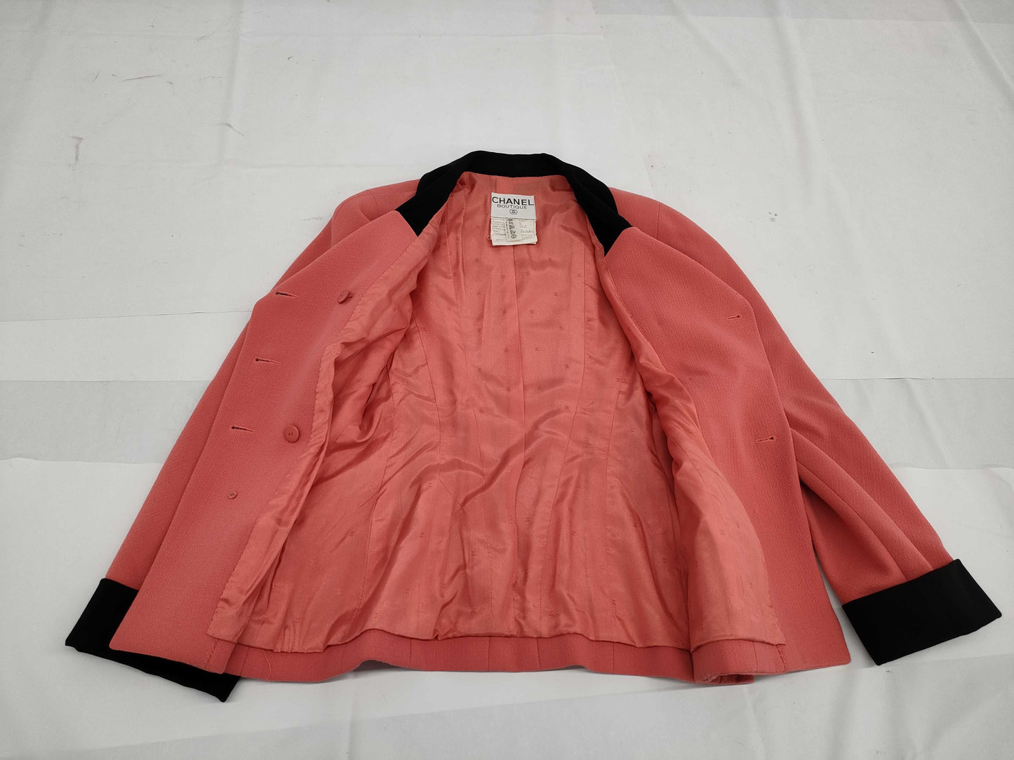 CHANEL Fall/Winter Wool Jacket, Pink, #38