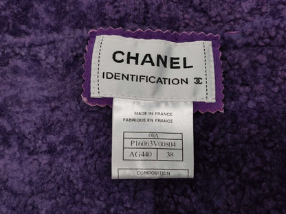 CHANEL Fall/Winter Vest, Lambswool, Purple, #38 00A