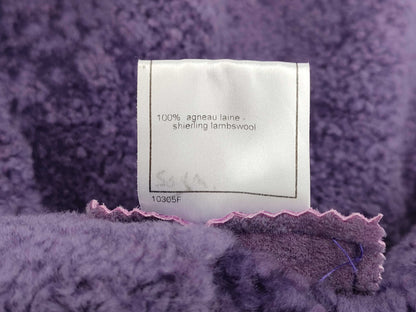 CHANEL Fall/Winter Vest, Lambswool, Purple, #38 00A