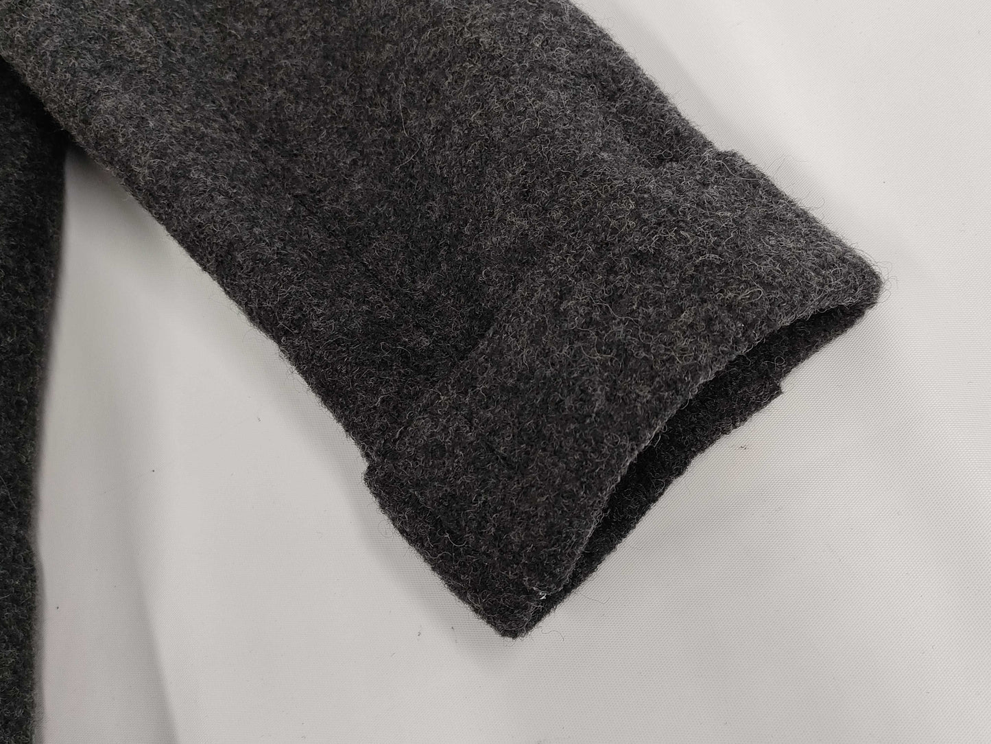 CHANEL Fall/Winter Wool Coat, Dark Gray, #38, 99A