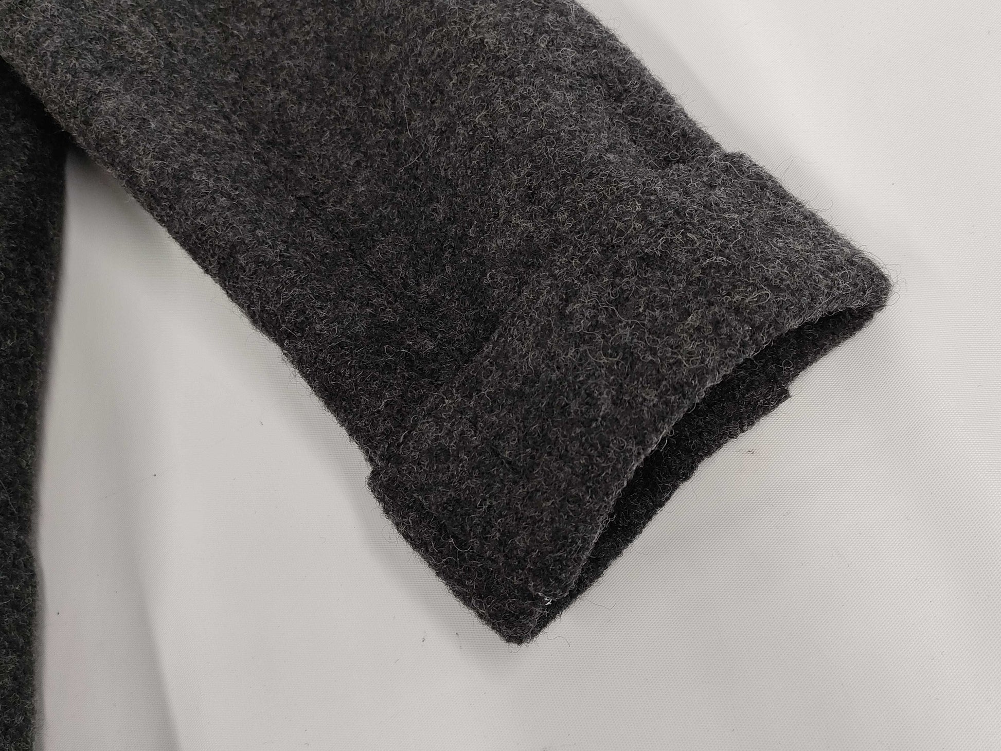 CHANEL Fall/Winter Wool Coat, Dark Gray, #38, 99A