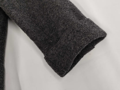 CHANEL Fall/Winter Wool Coat, Dark Gray, #38, 99A