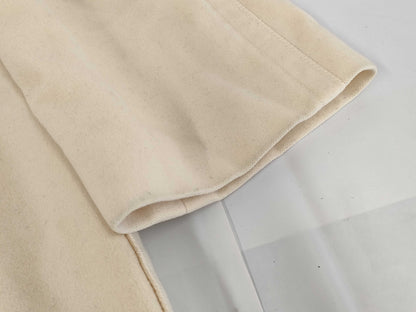 CHANEL Fall/Winter Long Coat, Wool, Ivory