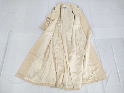 CHANEL Fall/Winter Long Coat, Wool, Ivory