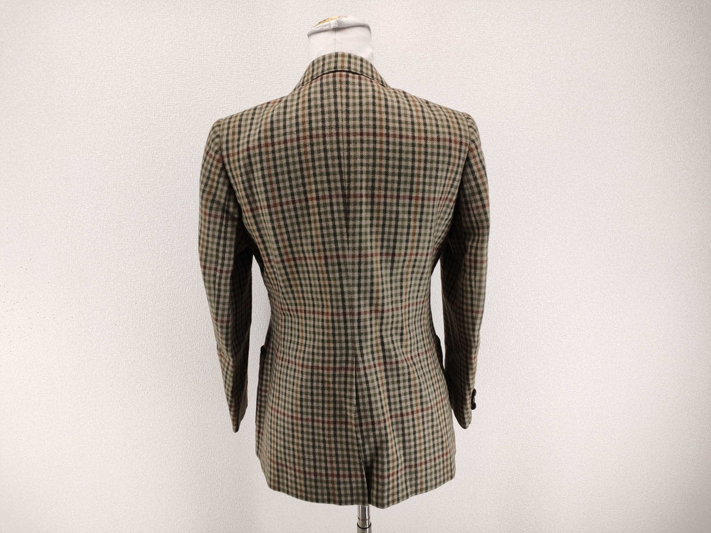 Burberrys Fall/Winter Check Jacket Wool Beige Multi Jacket