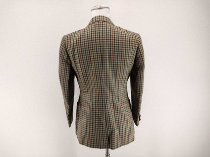 Burberrys Fall/Winter Check Jacket Wool Beige Multi Jacket