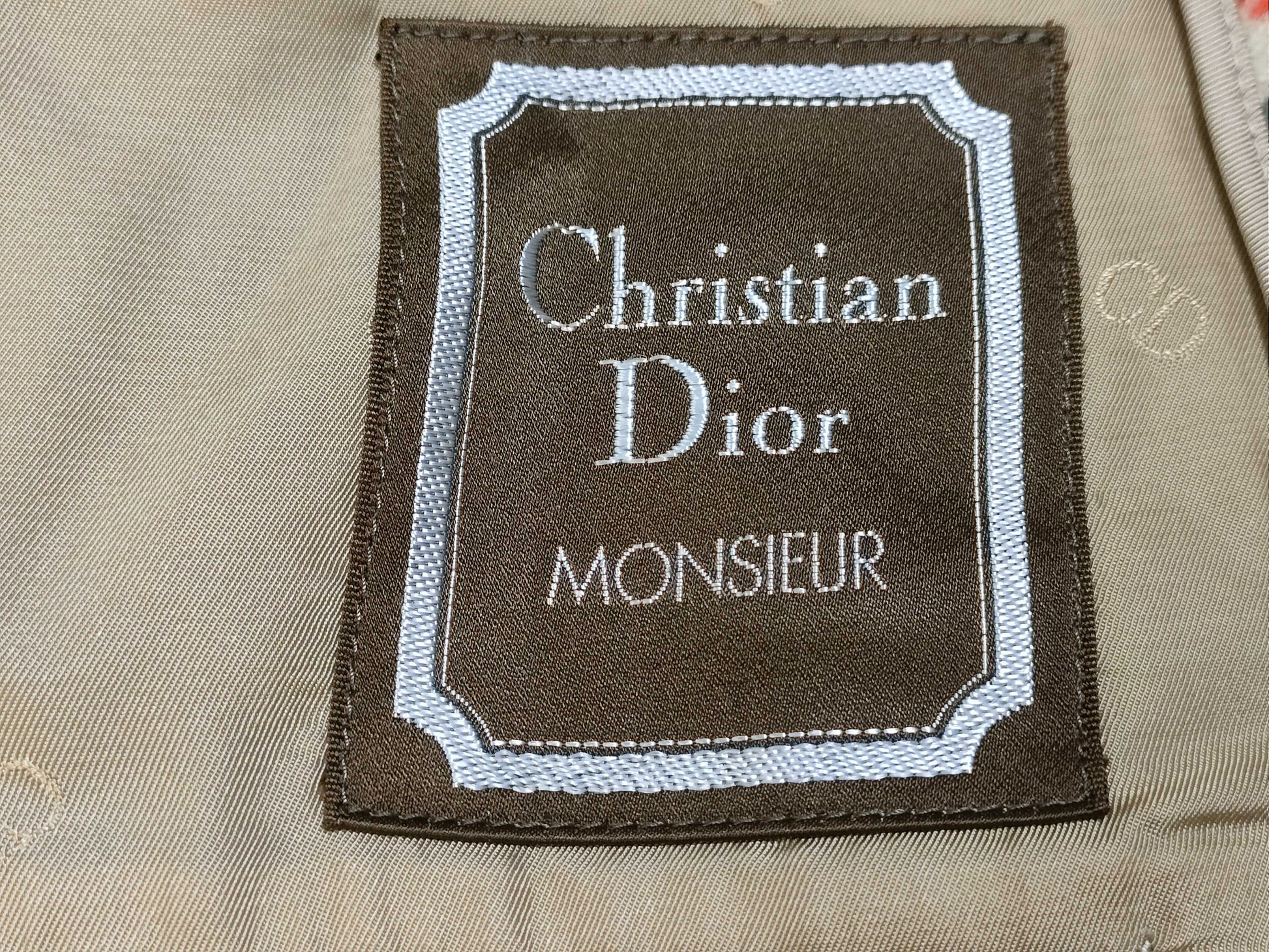 Dior Fall/Winter Jacket Wool Beige x Orange x Green #M Jacket