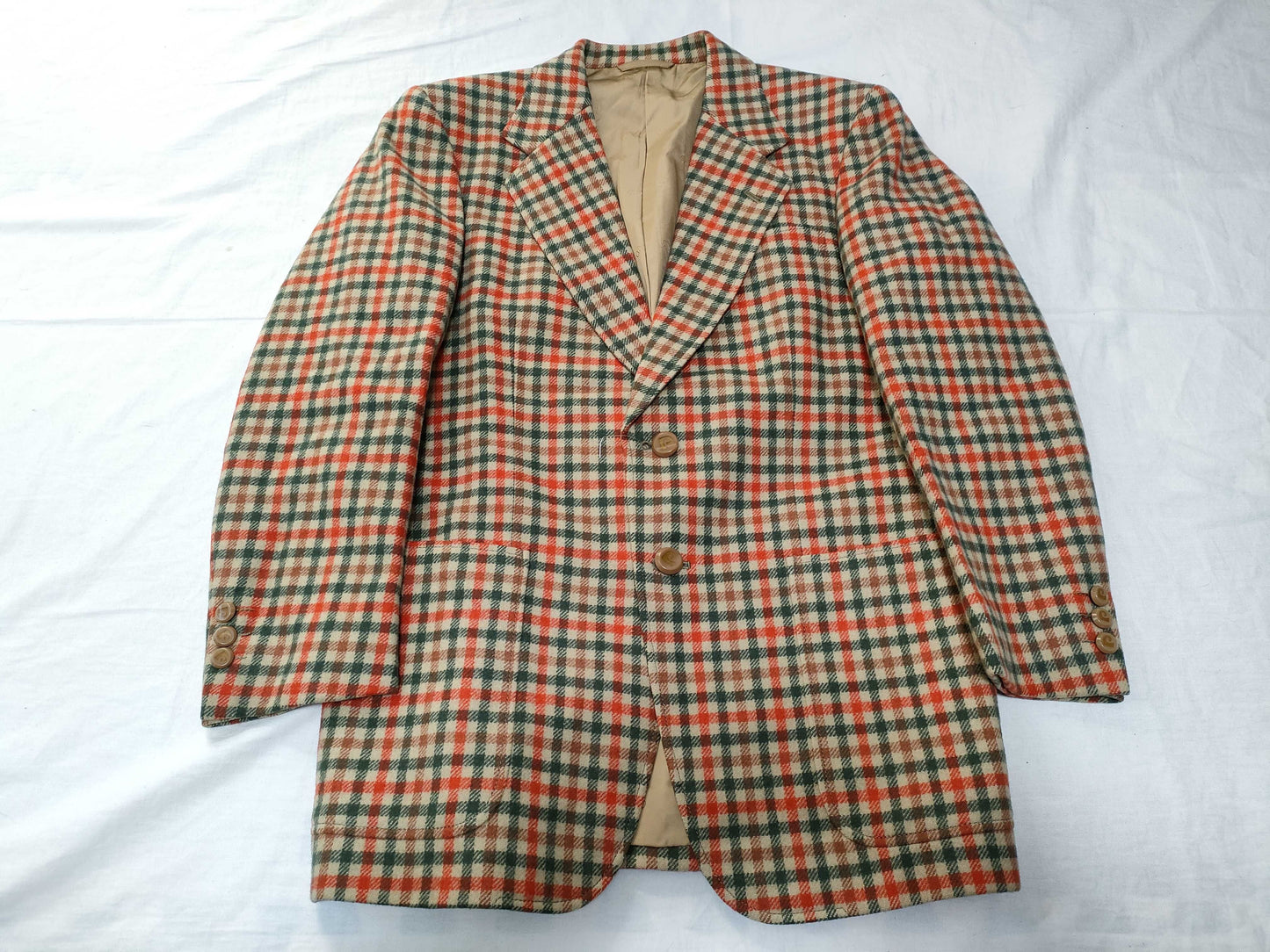 Dior Fall/Winter Jacket Wool Beige x Orange x Green #M Jacket
