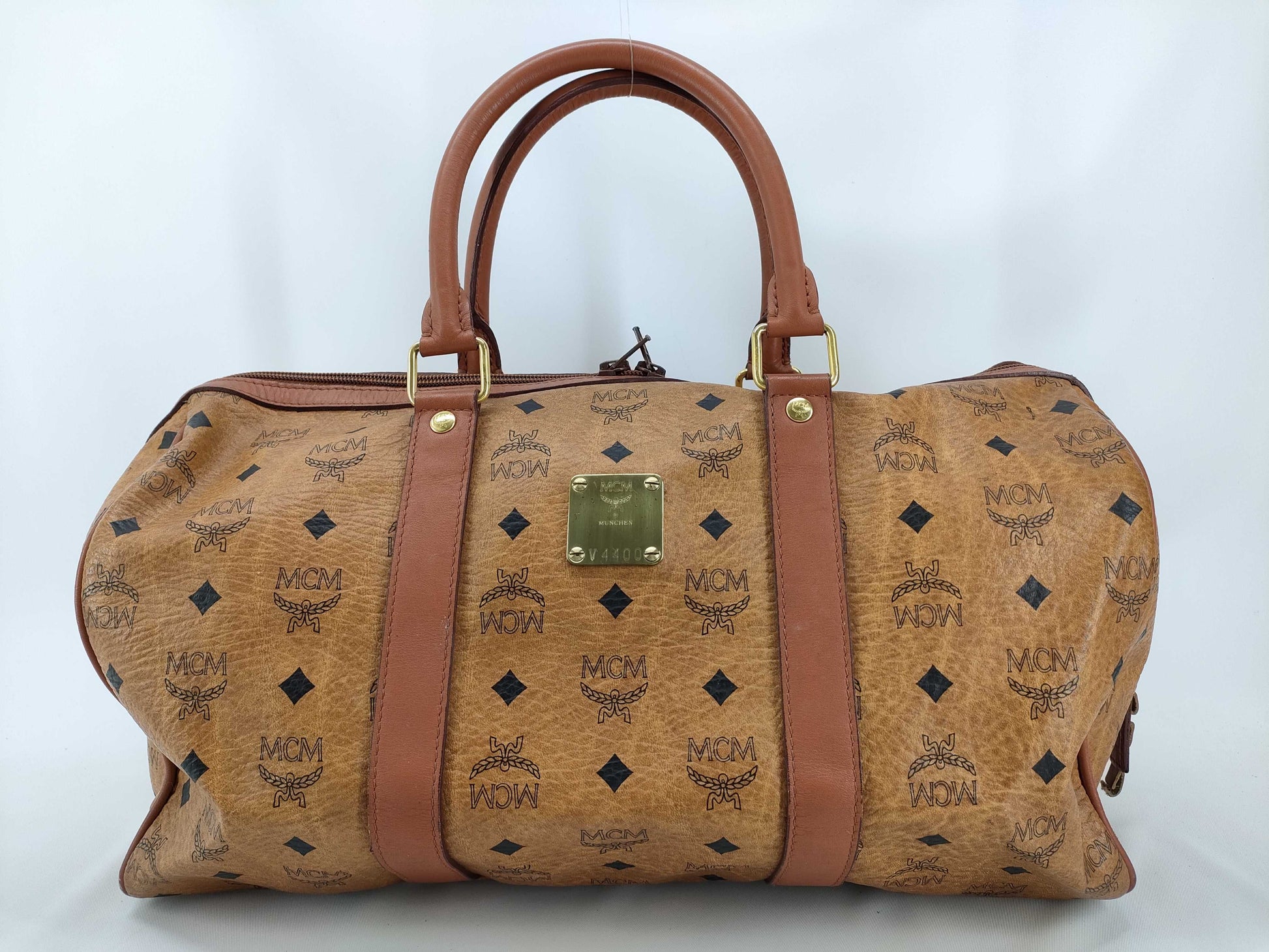 MCM MCM Back Boston Bag