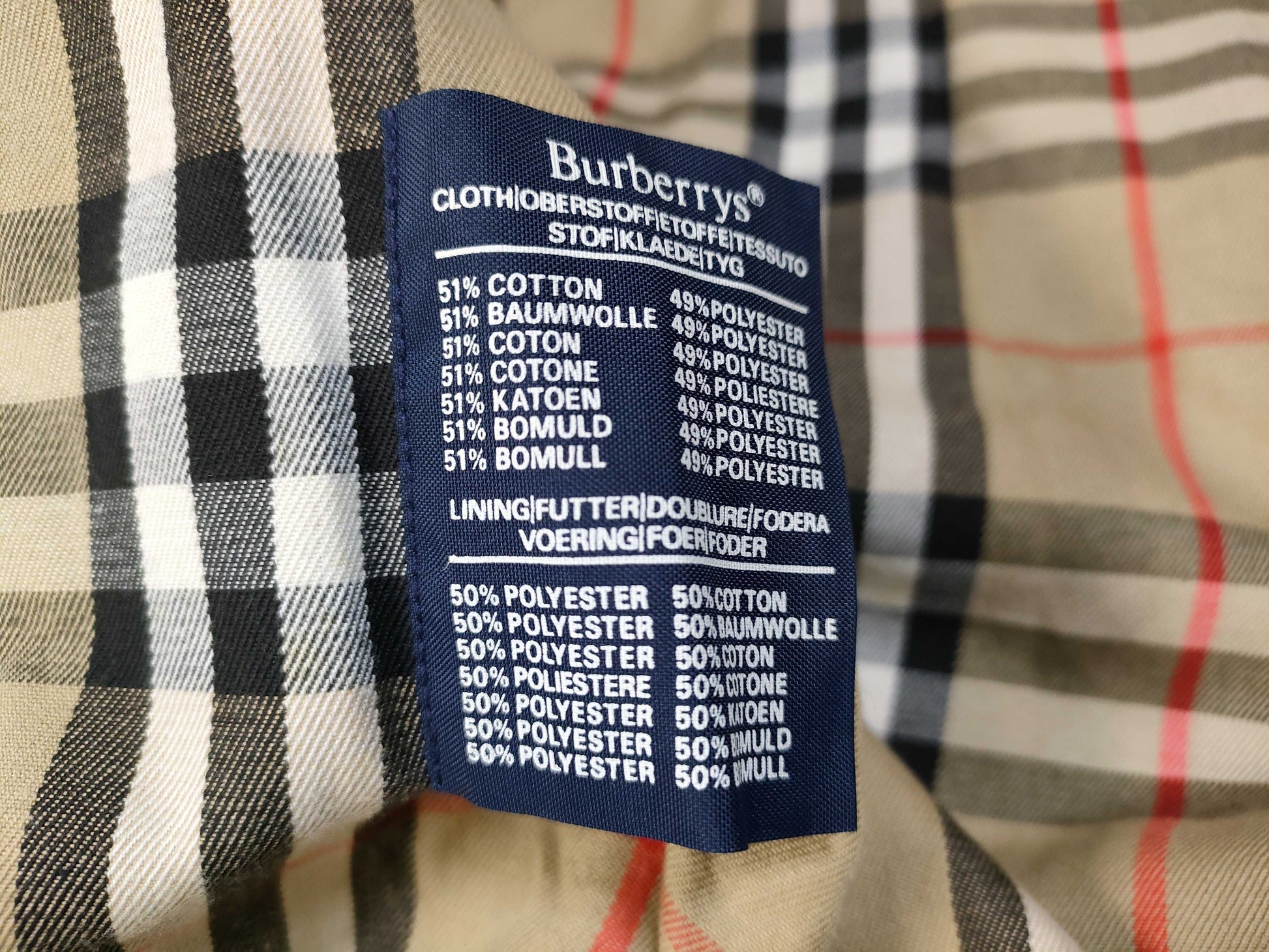 Burberrys Burberry Jacket Check Jacket