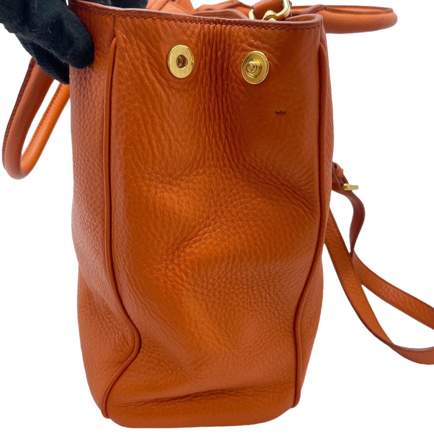 PRADA Leather 2-Way Shoulder Bag Shoulder Bag