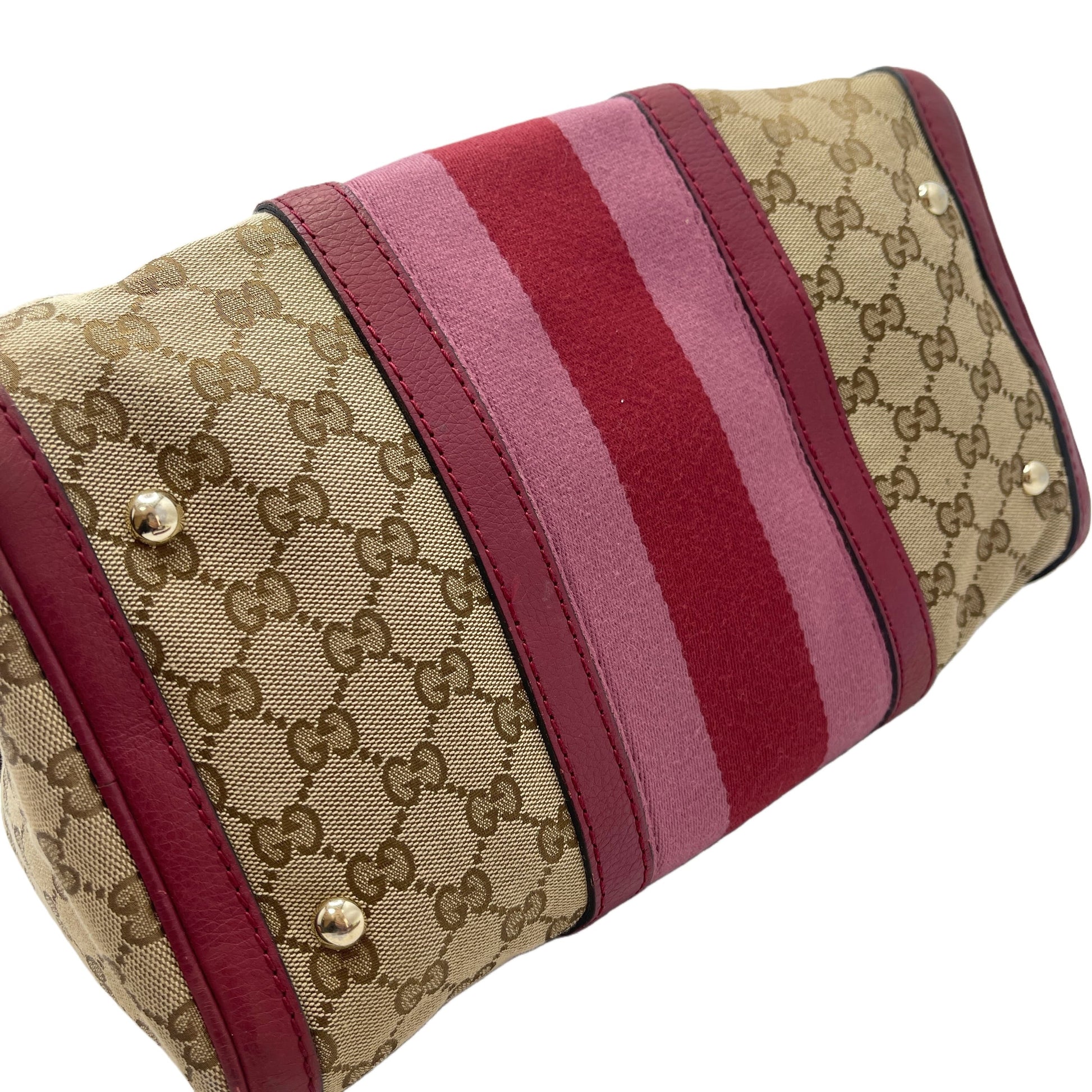 GUCCI Gucci Canvas 2-way Shoulder Bag Boston Bag