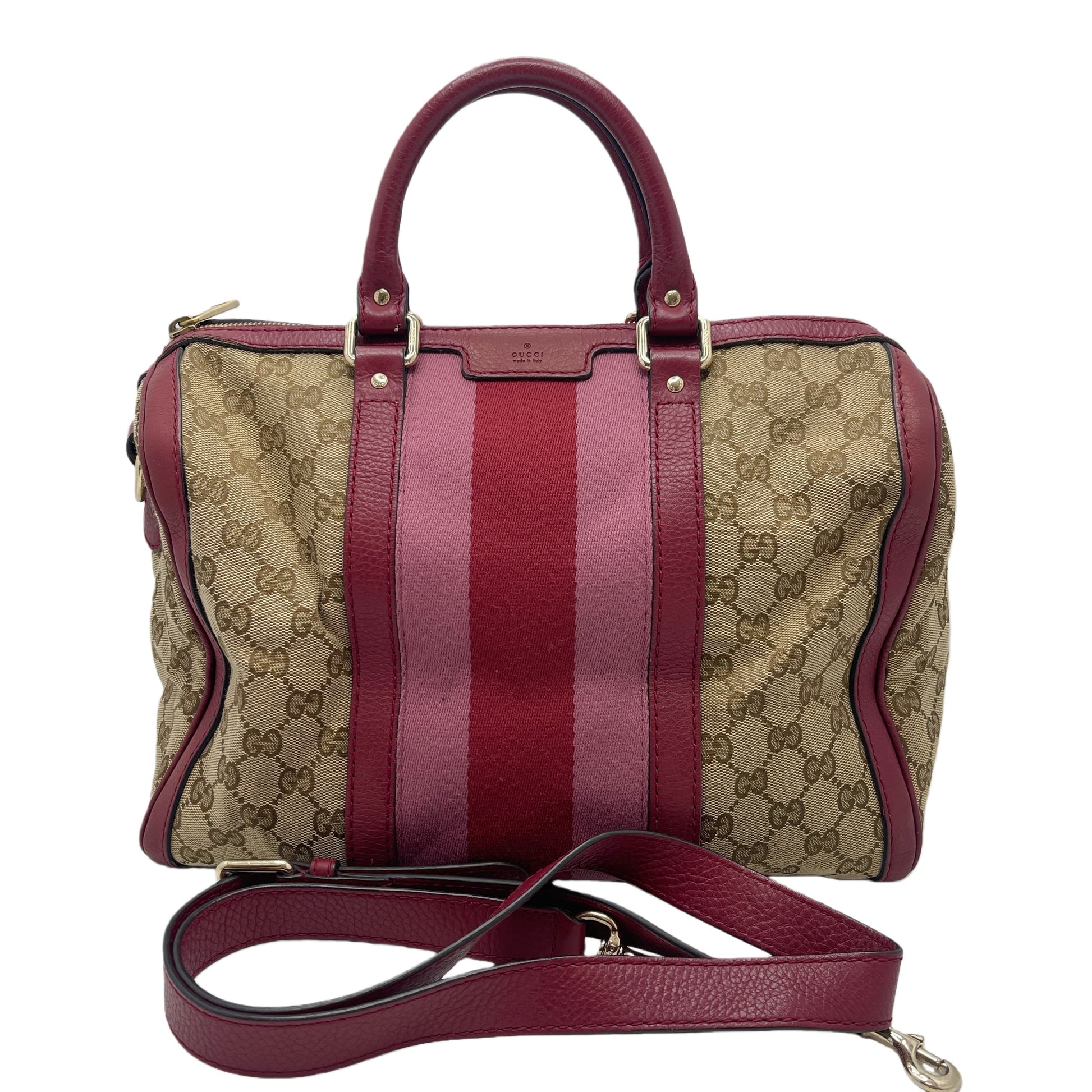 GUCCI Gucci Canvas 2-way Shoulder Bag Boston Bag
