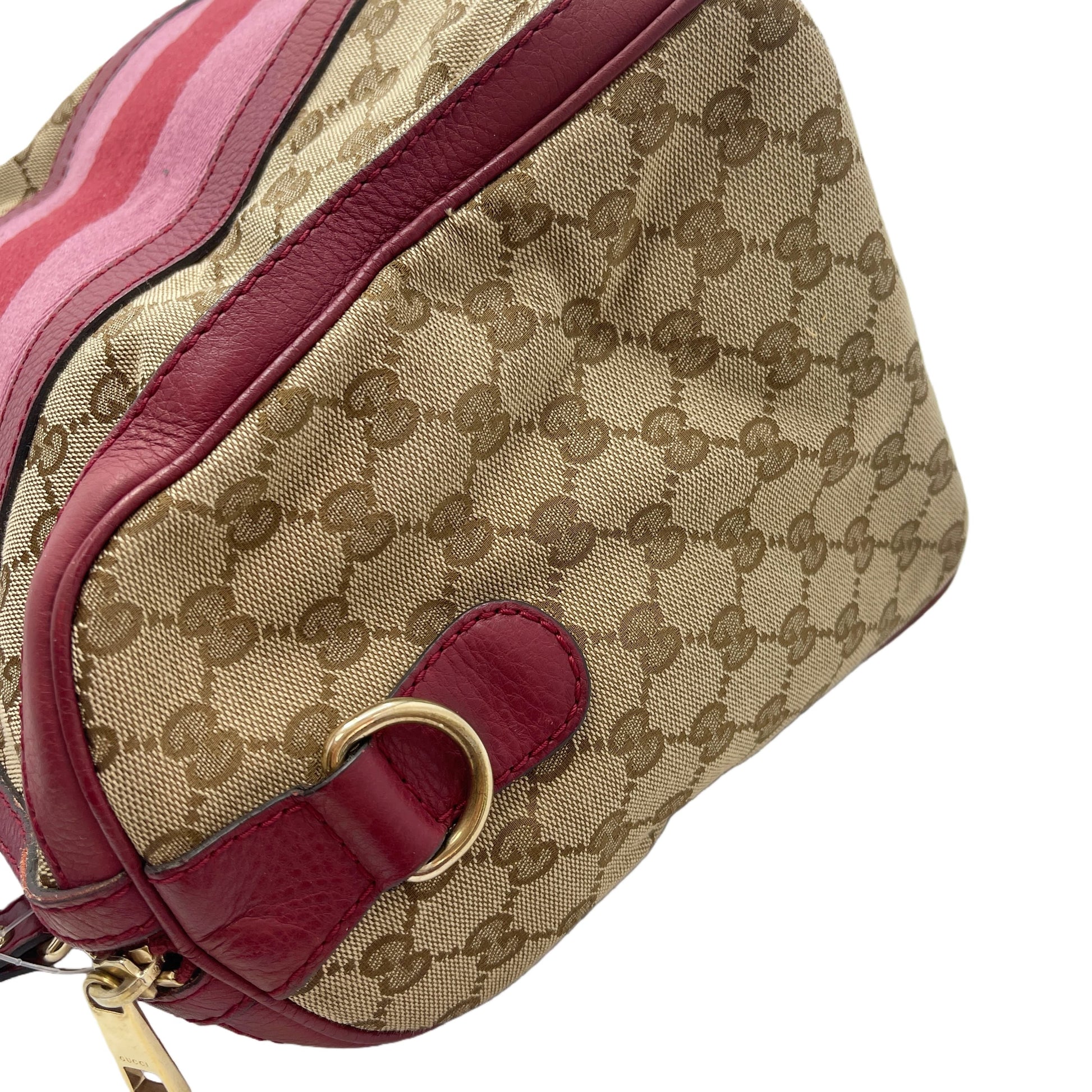 GUCCI Gucci Canvas 2-way Shoulder Bag Boston Bag