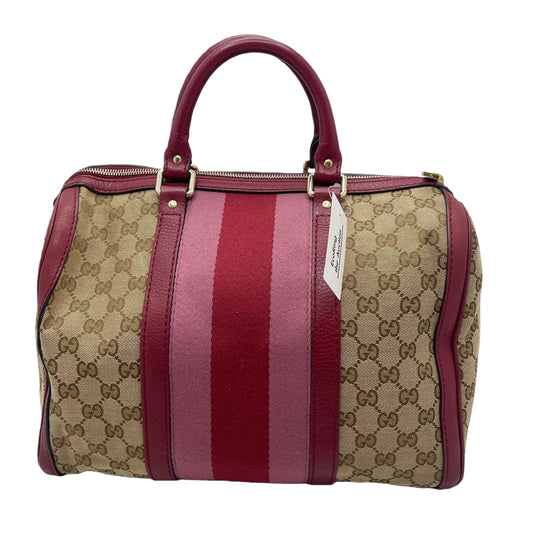 GUCCI Gucci Canvas 2-way Shoulder Bag Boston Bag