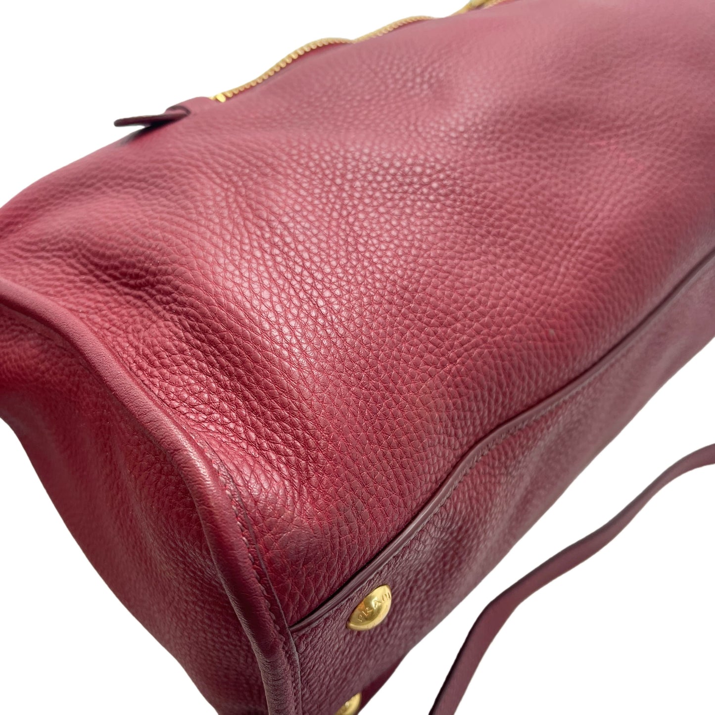 PRADA Leather 2-way Shoulder Bag Shoulder Bag