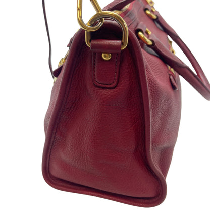 PRADA Leather 2-way Shoulder Bag Shoulder Bag
