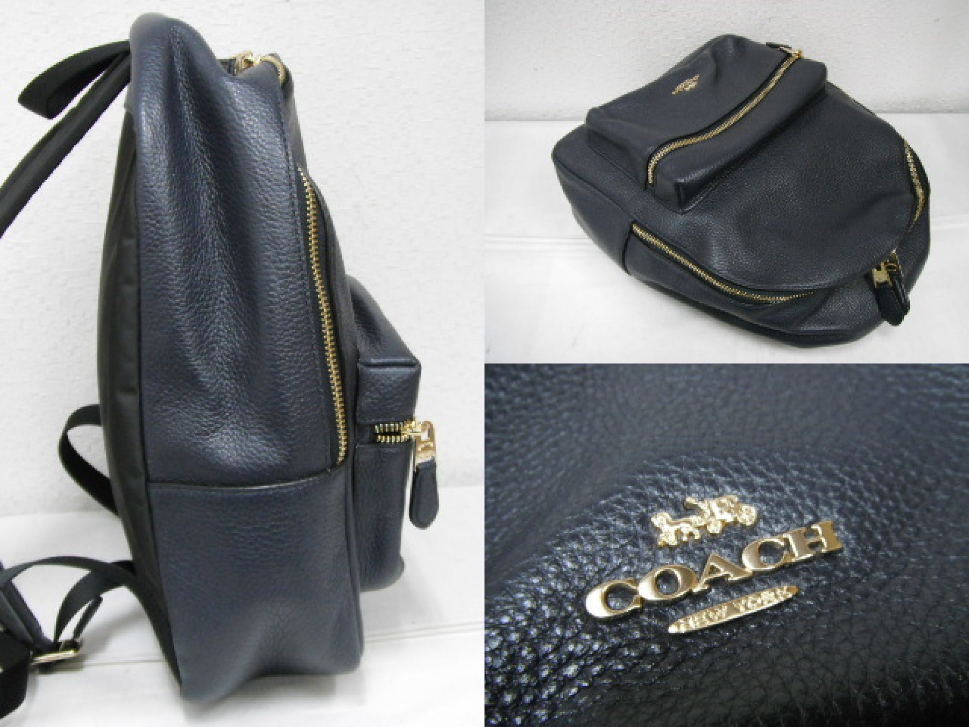 COACH 30550 Leather x Nylon Rucksack Rucksack