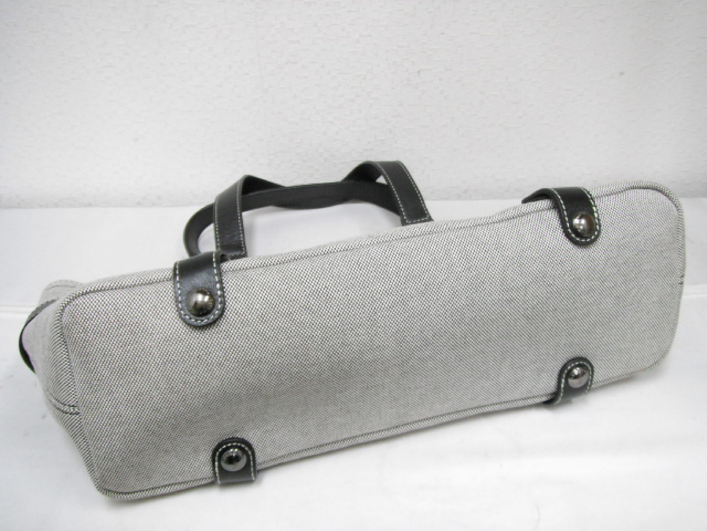 BURBERRY Blue Label Handbag Leather x Canvas Handbag