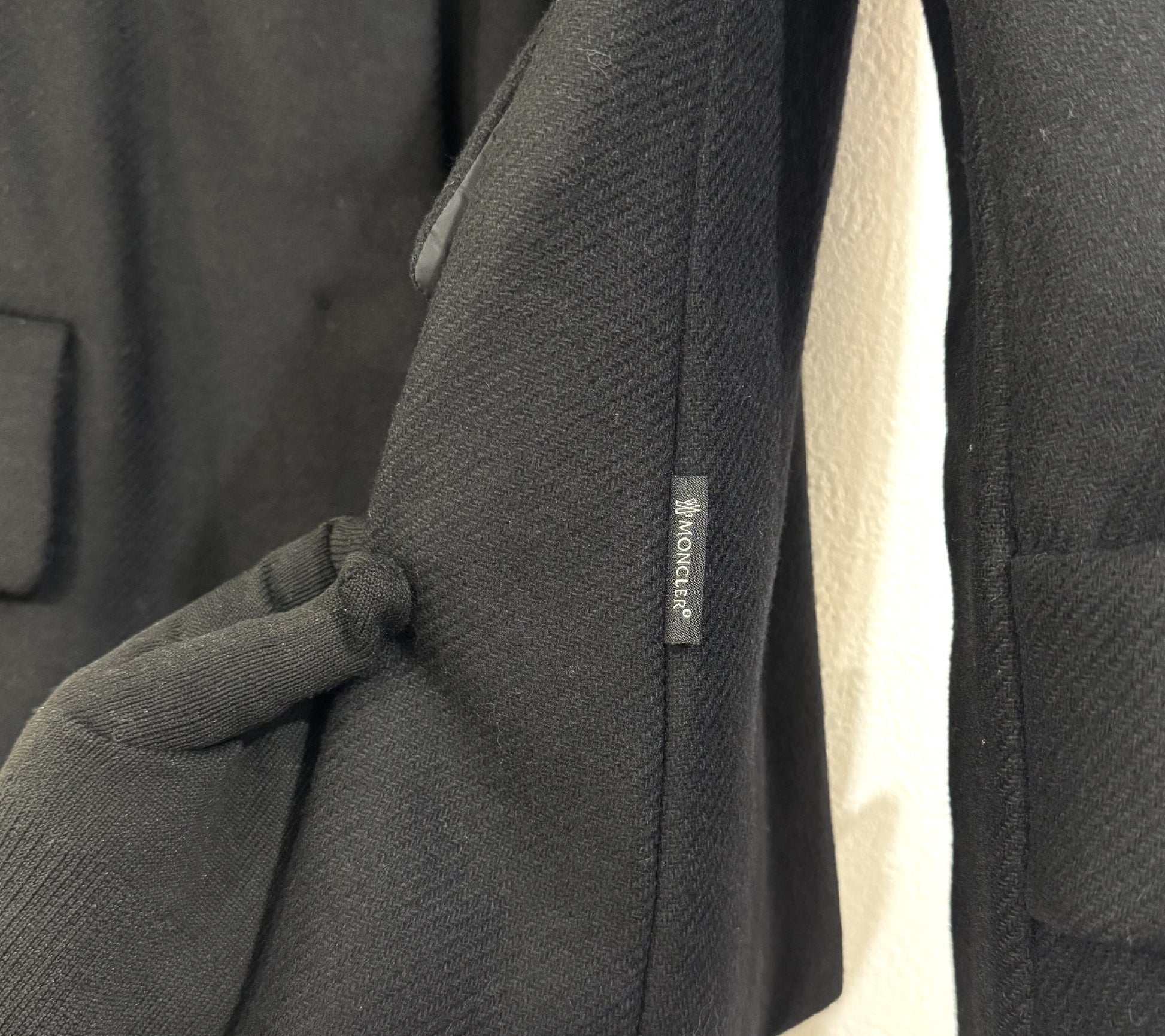 MONCLER PHEMIA wool-blend down jacket, size 0