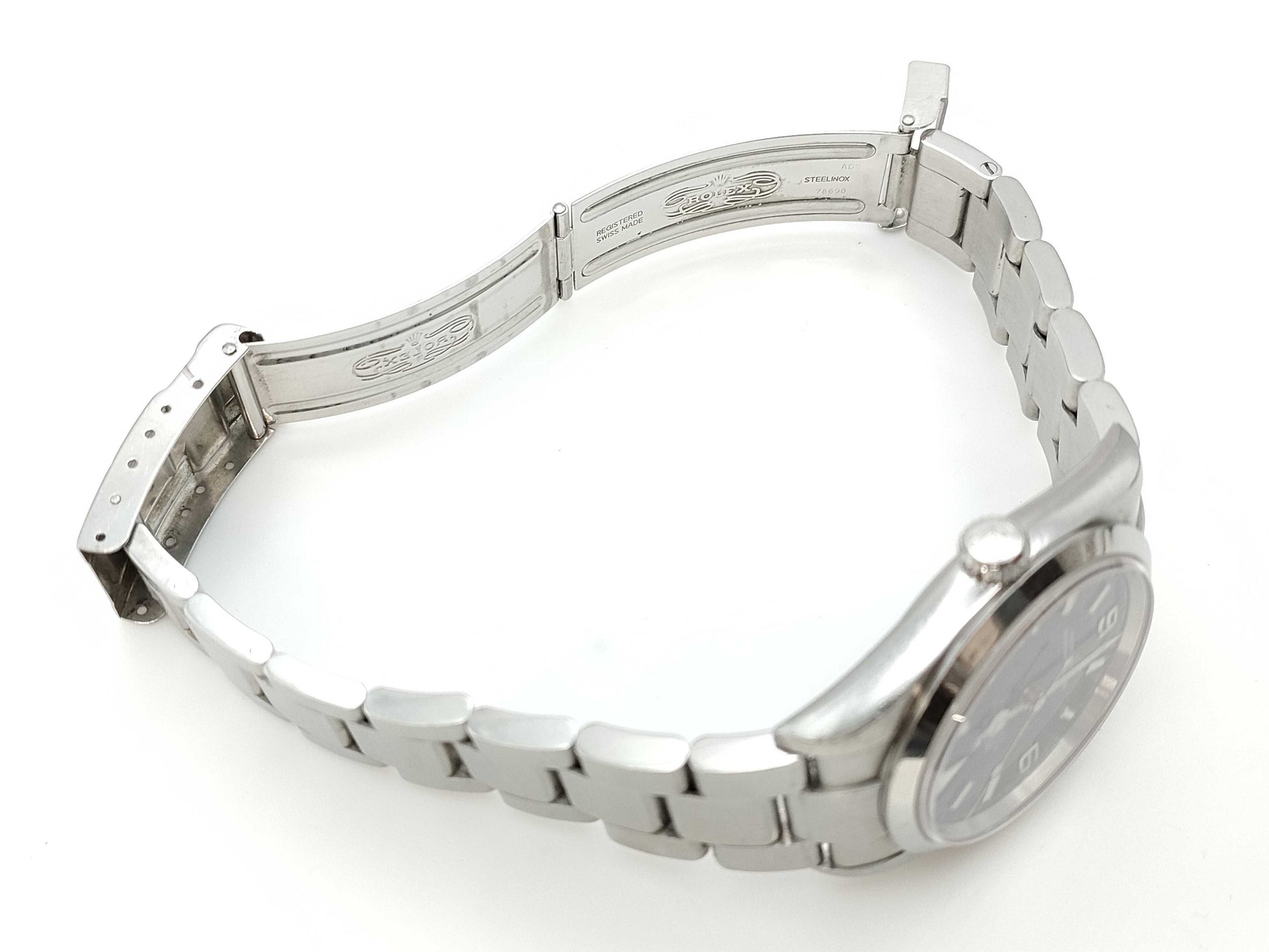 ROLEX 114270 Y959806 Black Dial Oyster Breath Men's Watch