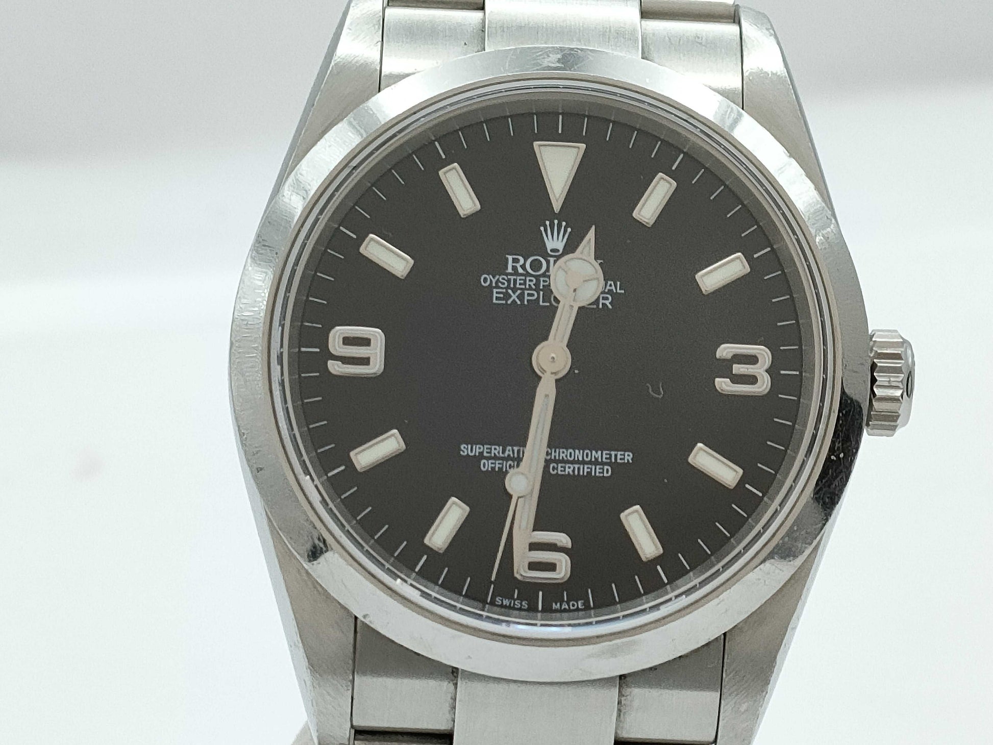 ROLEX 114270 Y959806 Black Dial Oyster Breath Men's Watch