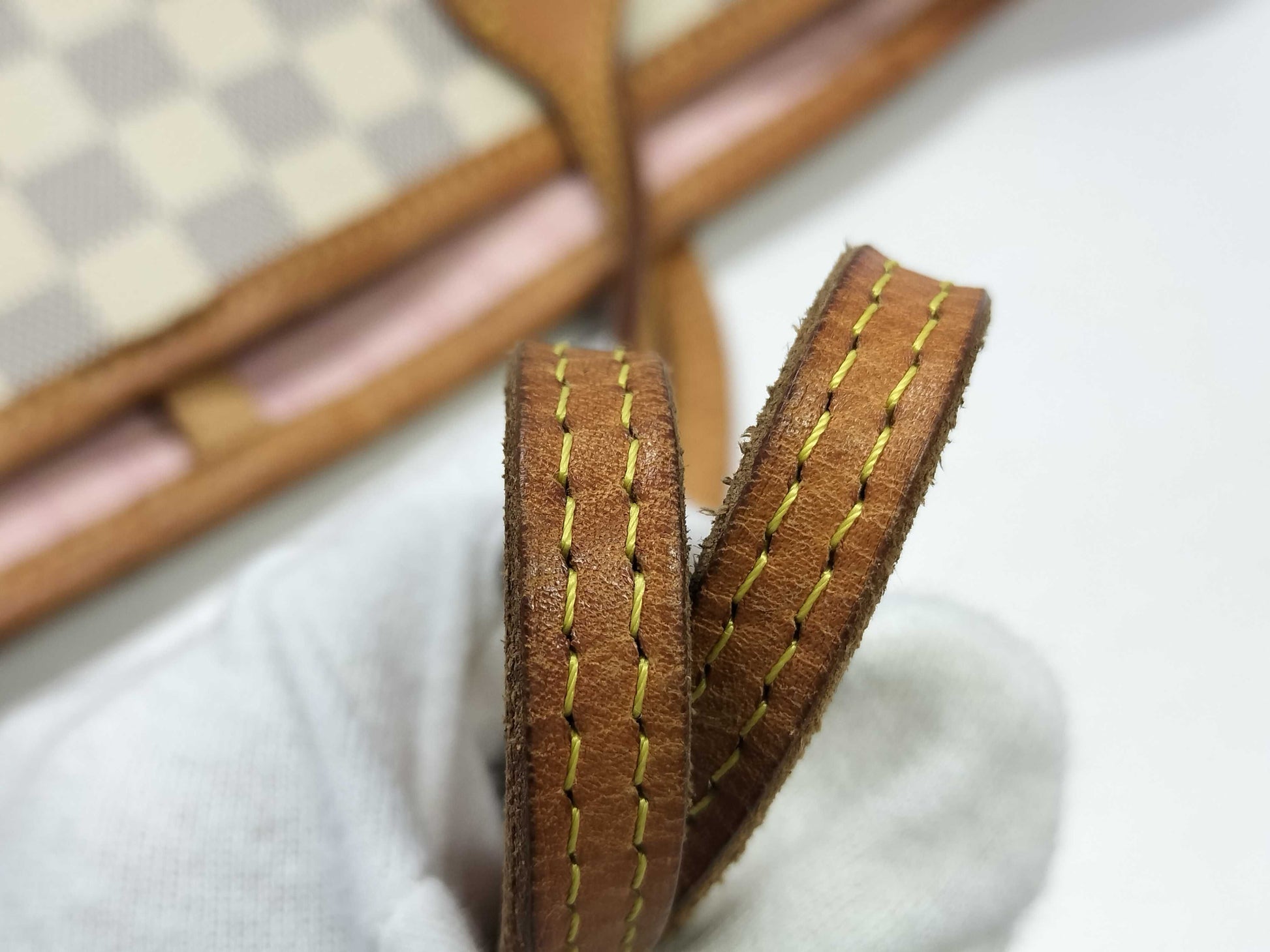 LOUIS VUITTON Damier Azur Neverfull MM Tote Bag