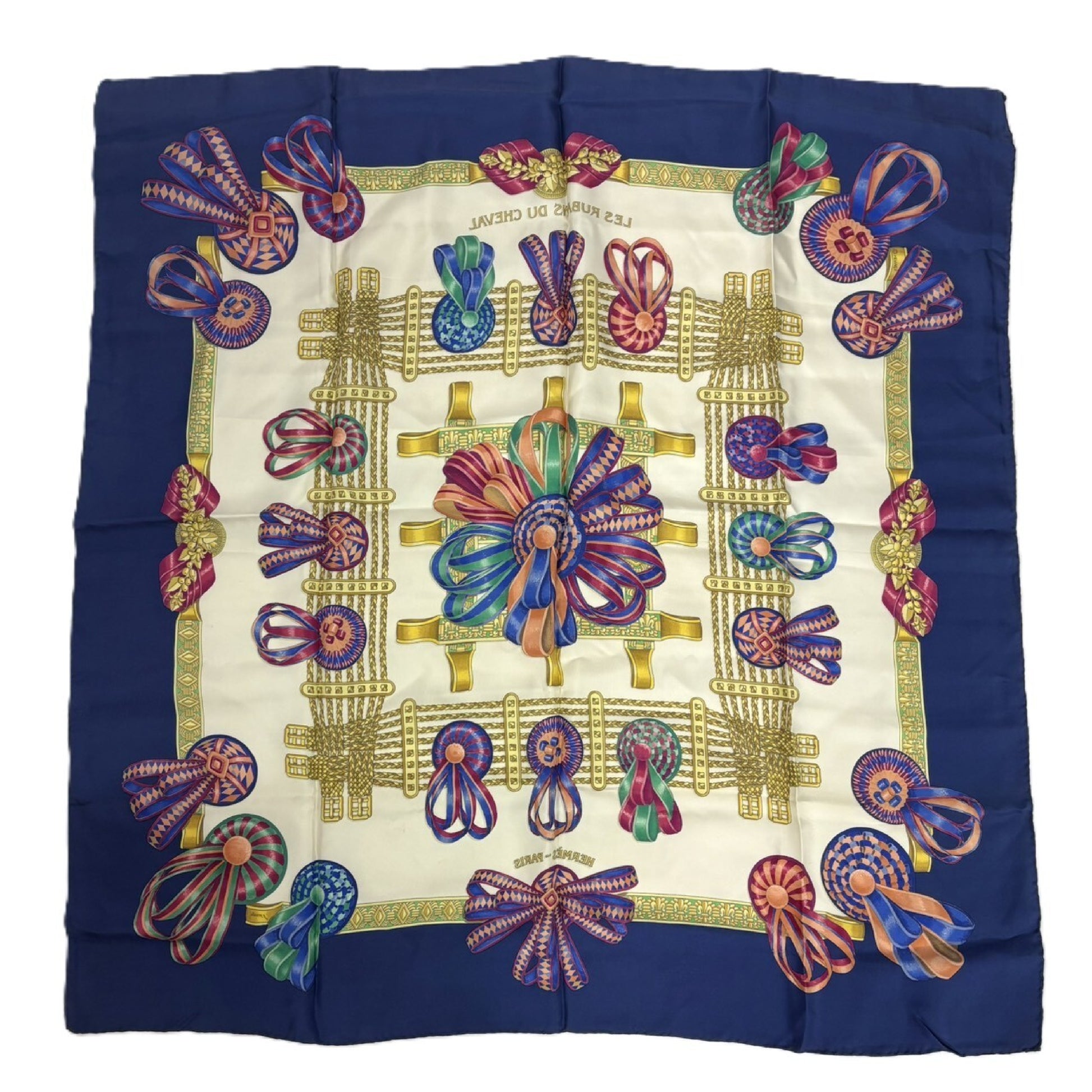 HERMES Horse Ribbon Scarf